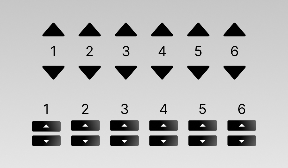 Increment/Decrement Buttons